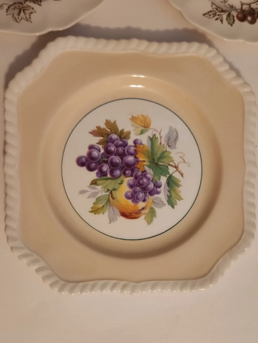 3 Johnson Bros Harvest Plates, 2 Side Plates, One Salad Plate